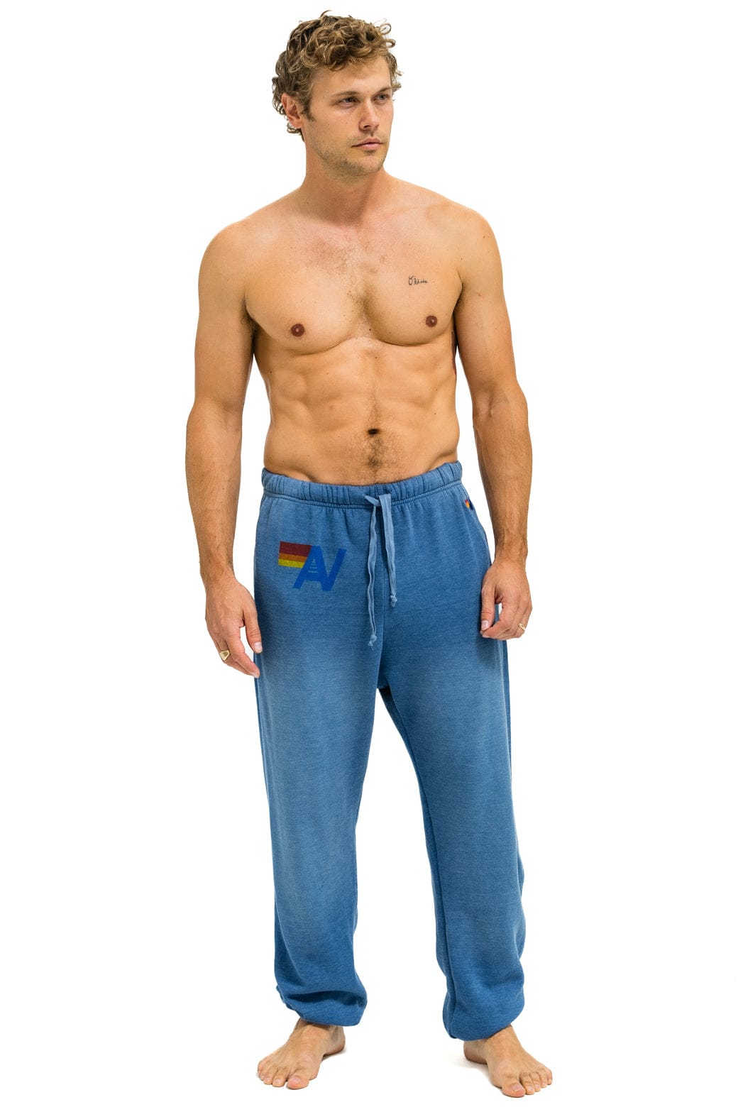 VINTAGE LOGO SWEATPANTS - FADED WATER