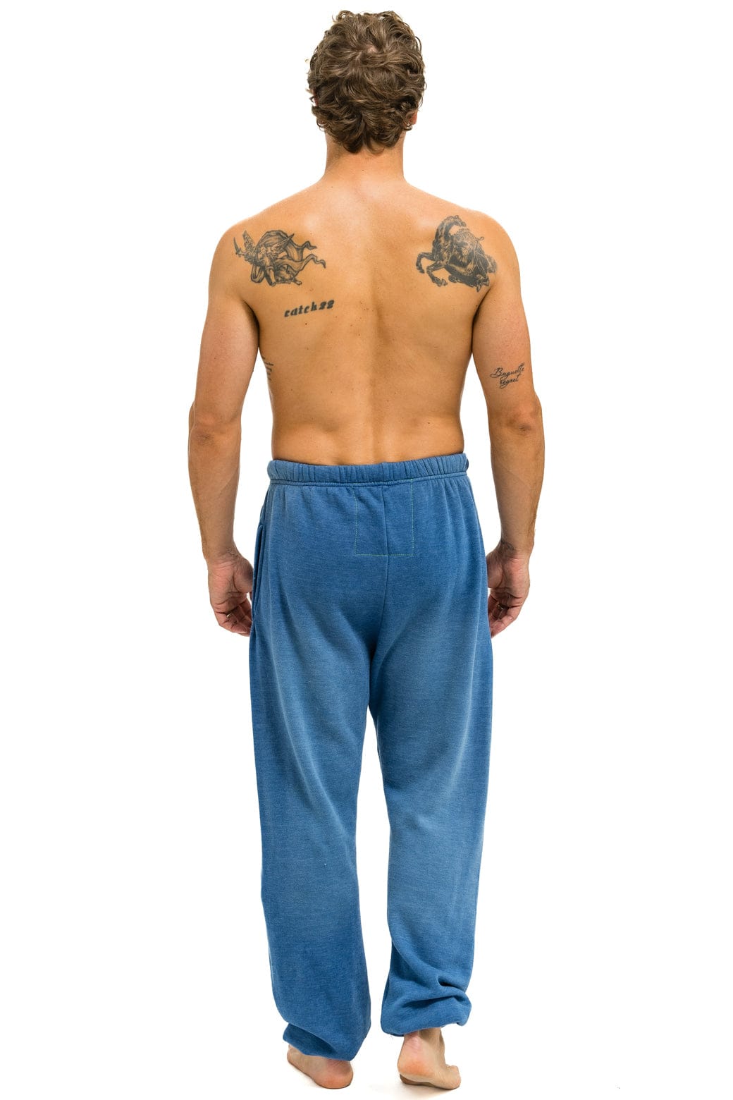 VINTAGE LOGO SWEATPANTS - FADED WATER