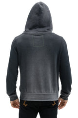 NINJA PULLOVER HOODIE - FADED SMOKE