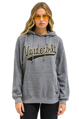 VANDERBILT COMMODORES PULLOVER HOODIE RELAXED - HEATHER GREY