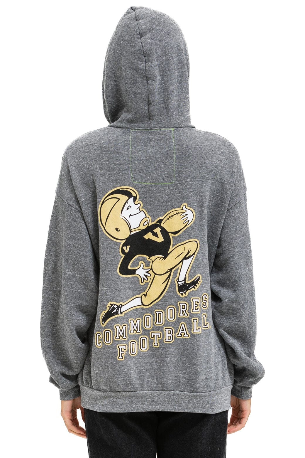 VANDERBILT COMMODORES PULLOVER HOODIE RELAXED - HEATHER GREY