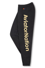 VANDERBILT LOGO UNISEX SWEATPANTS - BLACK