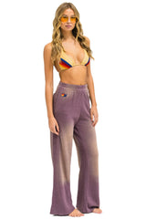 AN 3D WIDE LEG POCKET SWEATPANTS - FADED MOCHA