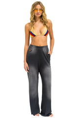 AN 3D WIDE LEG POCKET SWEATPANTS - FADED SMOKE