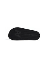 AVIATOR NATION LOGO RAINBOW 4 STRIPE SLIDES - BLACK