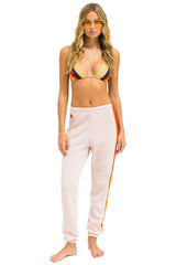 5 STRIPE SWEATPANTS - LIGHT PINK // PURPLE // ORANGE