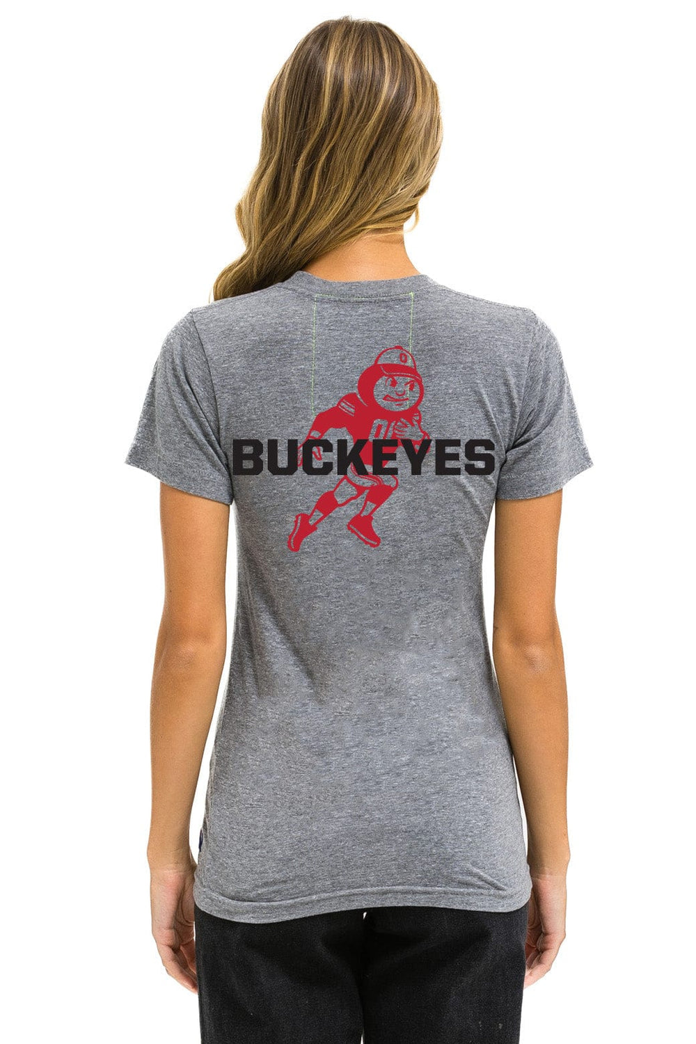 OHIO STATE CFP 2025 CREW TEE SHIRT - HEATHER GREY