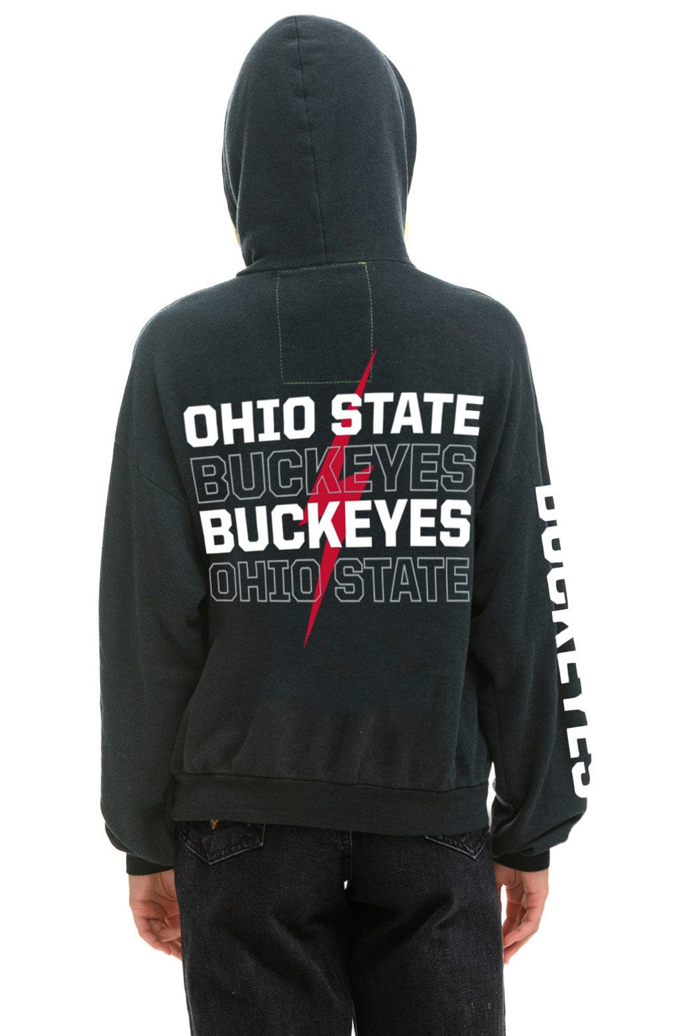 OHIO STATE CFP CHAMPIONS 2025 RELAXED PULLOVER HOODIE - CHARCOAL