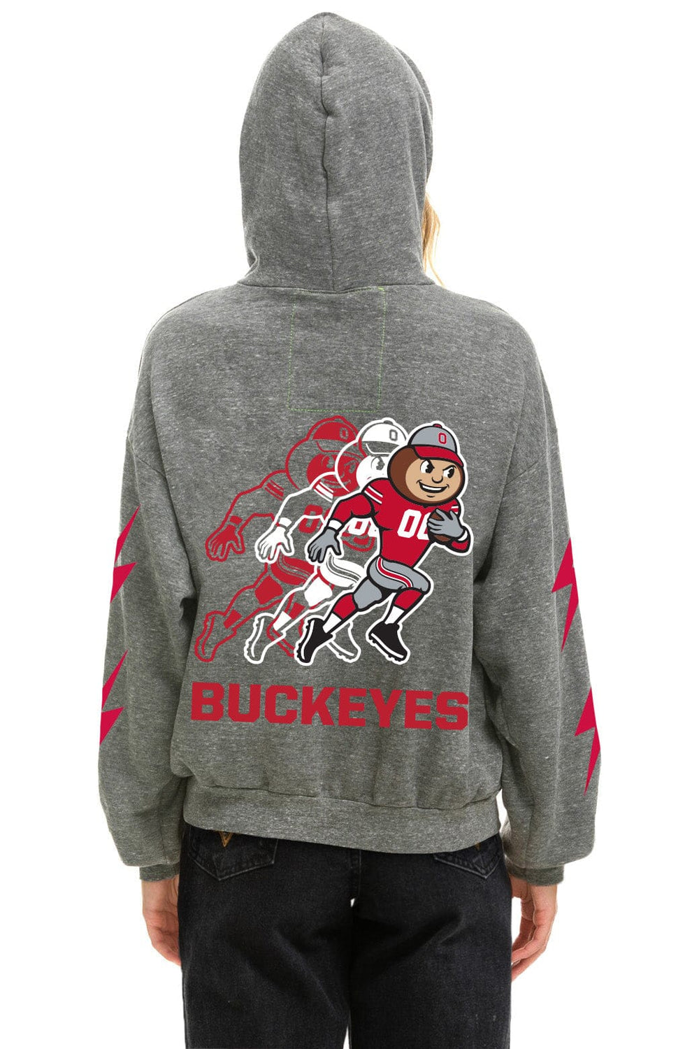 OHIO STATE CFP CHAMPIONS 2025 RELAXED PULLOVER HOODIE - HEATHER