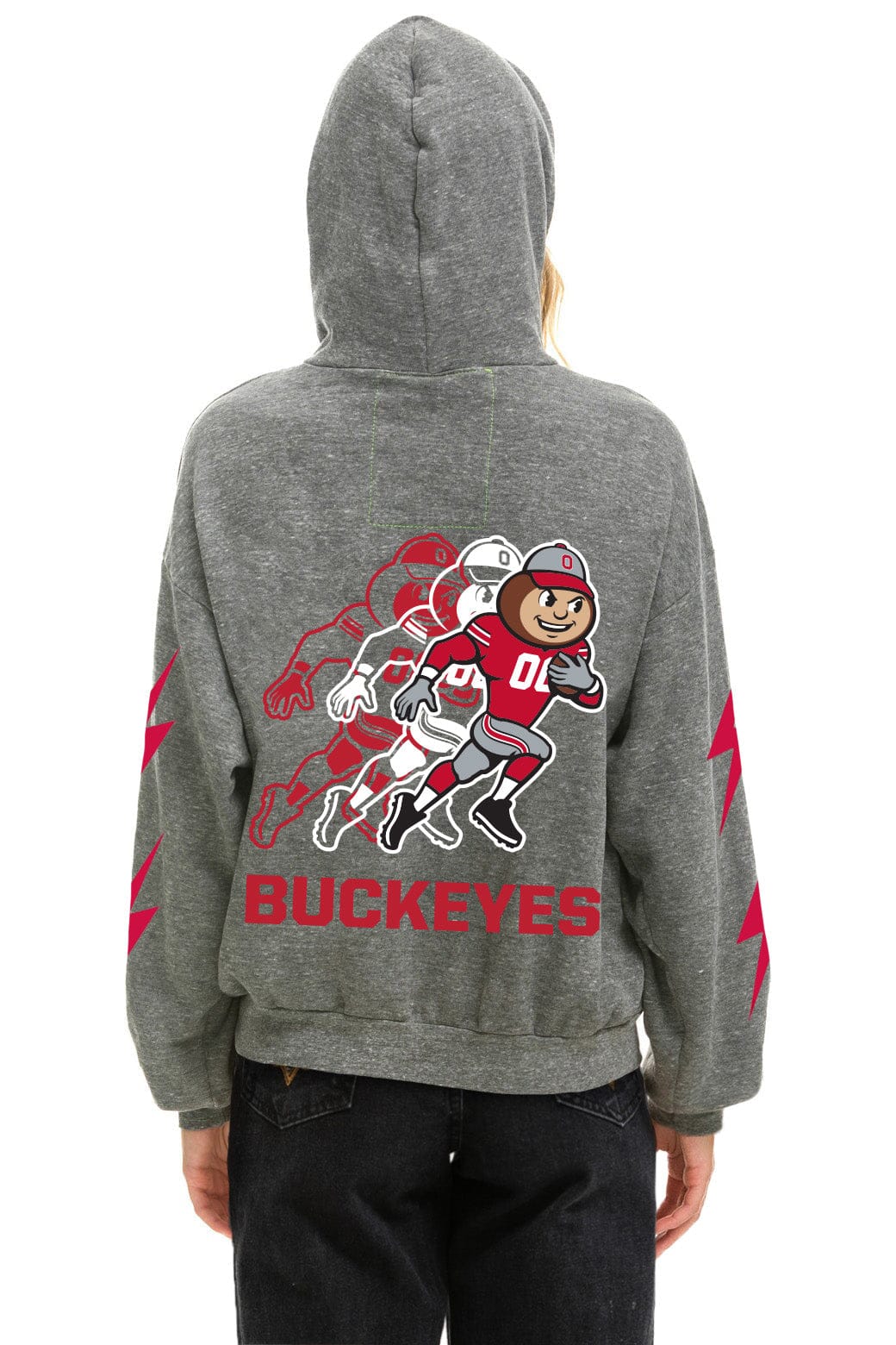 OHIO STATE CFP CHAMPIONS 2025 RELAXED PULLOVER HOODIE - HEATHER