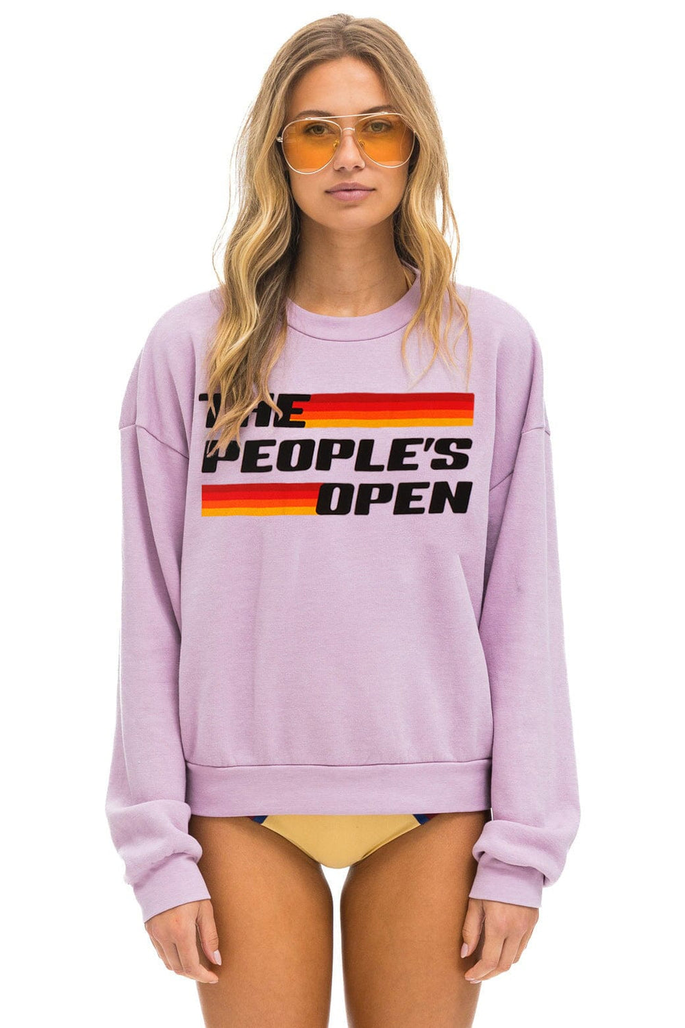 WM PHOENIX OPEN 2025 CREW SWEATSHIRT - MAUVE