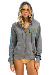 WMPO BIRDS NEST 2025 ZIP HOODIE - HEATHER GREY