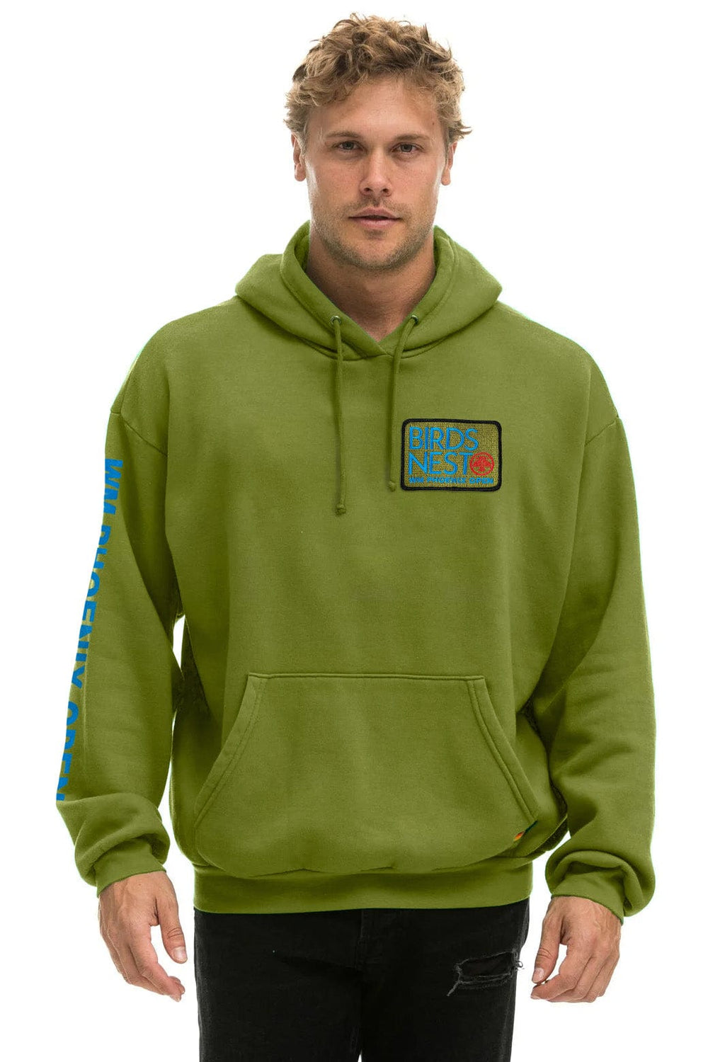 WMPO BIRDS NEST 2025 RELAXED PULLOVER HOODIE - JUNGLE GREEN
