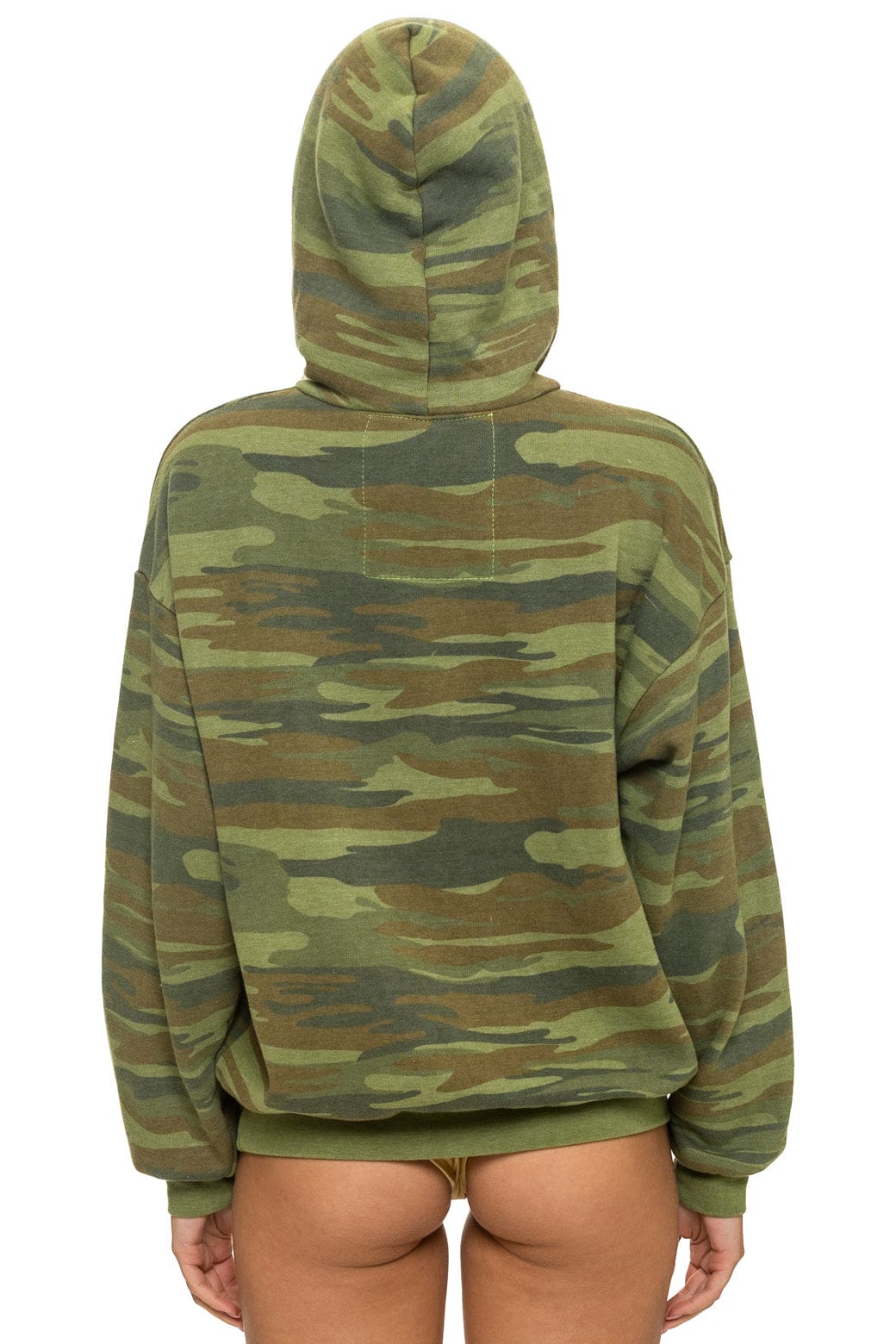 LOGO PULLOVER RELAXED HOODIE - CAMO