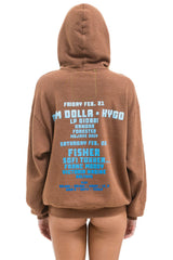 PALM TREE FESTIVAL ASPEN 2025 PULLOVER HOODIE RELAXED - BROWN