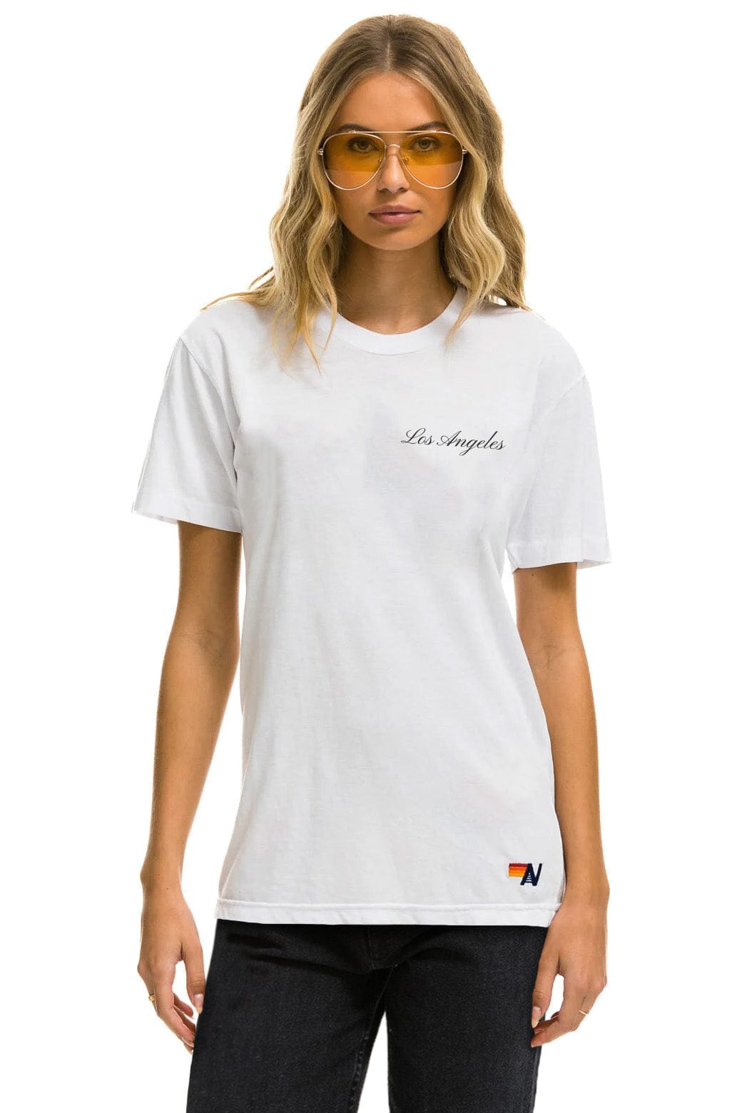 CHAD SMITH DREAMLAND LA FIRES BENEFIT CREW TEE - WHITE