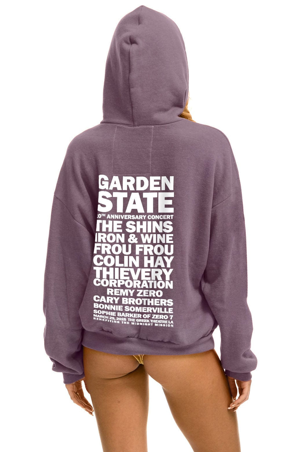 GARDEN STATE CONCERT PULLOVER HOODIE RELAXED - MOCHA