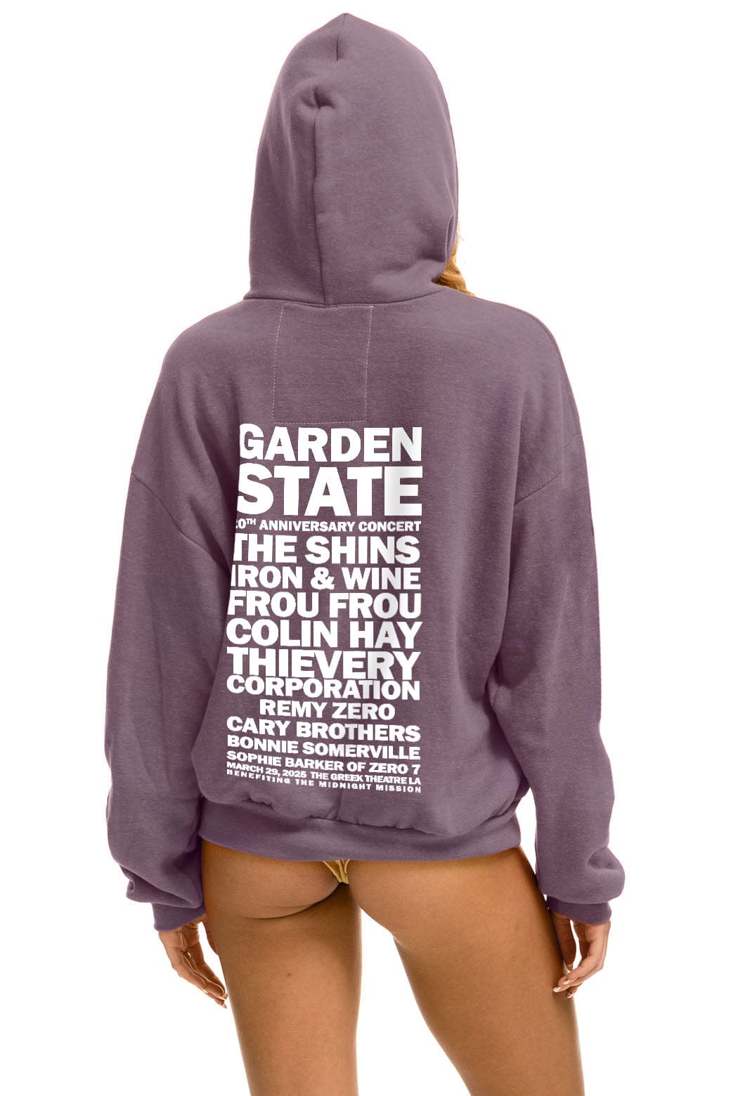 GARDEN STATE CONCERT PULLOVER HOODIE RELAXED - MOCHA