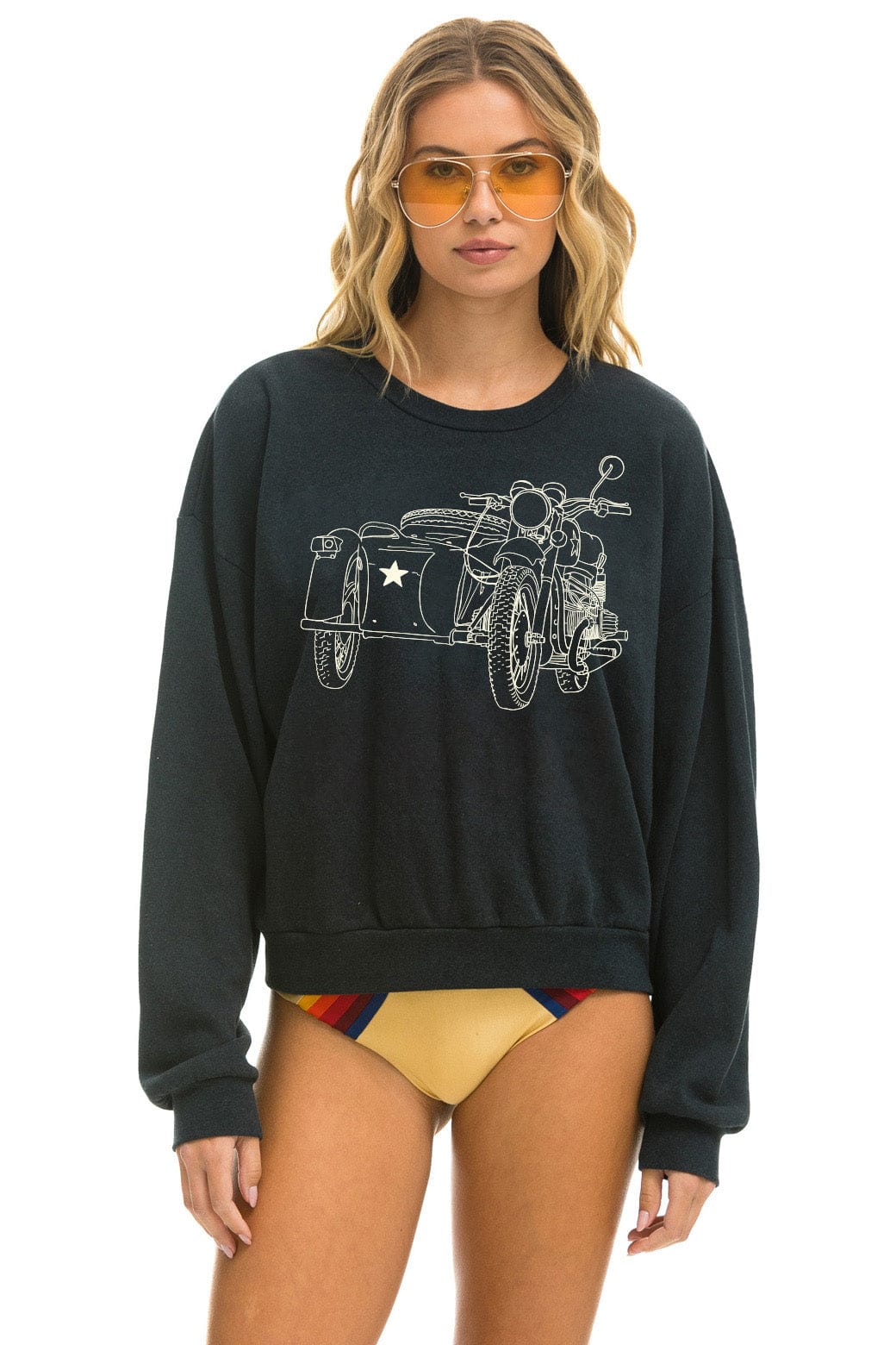 GARDEN STATE CONCERT CREW SWEATSHIRT RELAXED - CHARCOAL