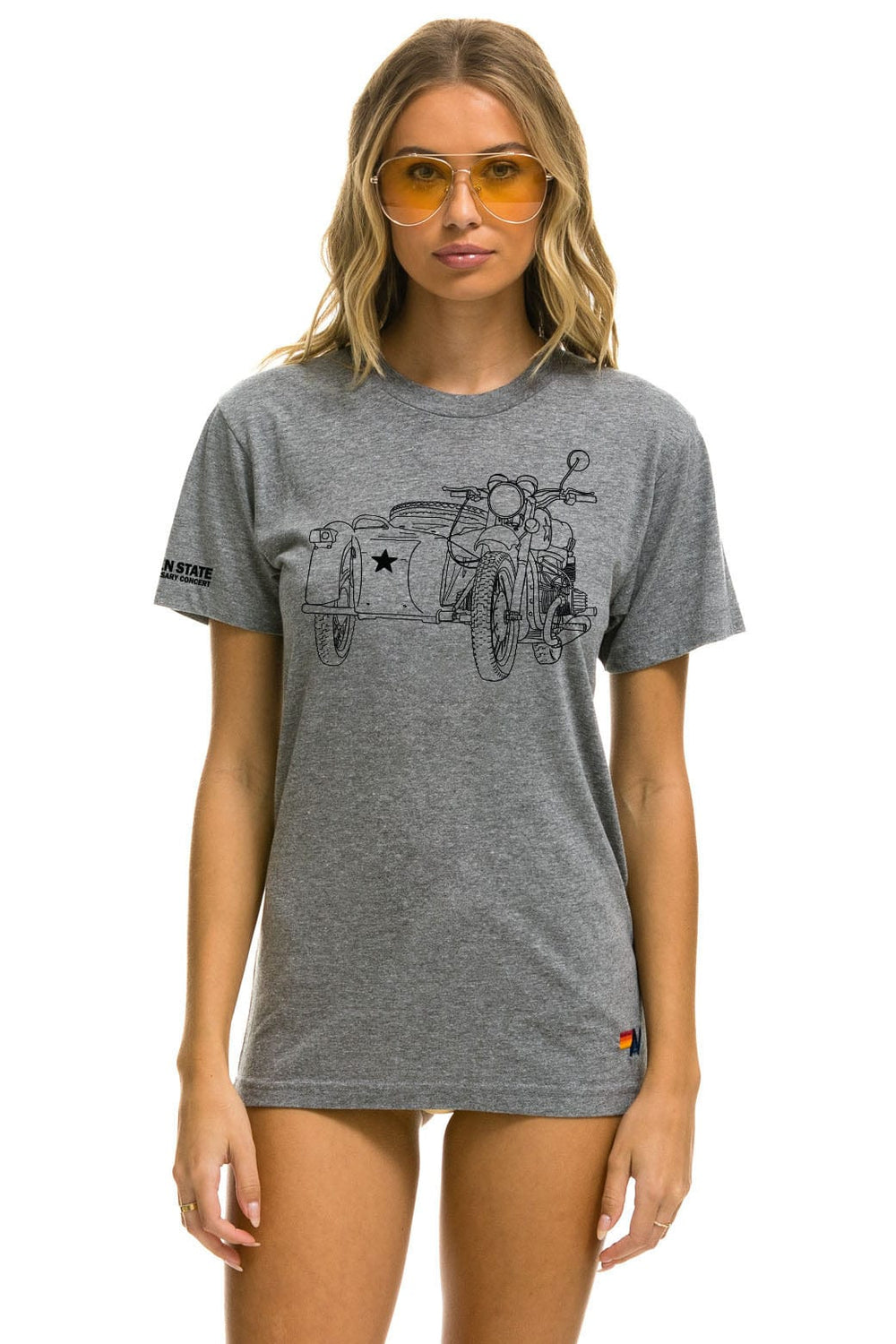 GARDEN STATE CONCERT CREW TEE SHIRT - HEATHER GREY