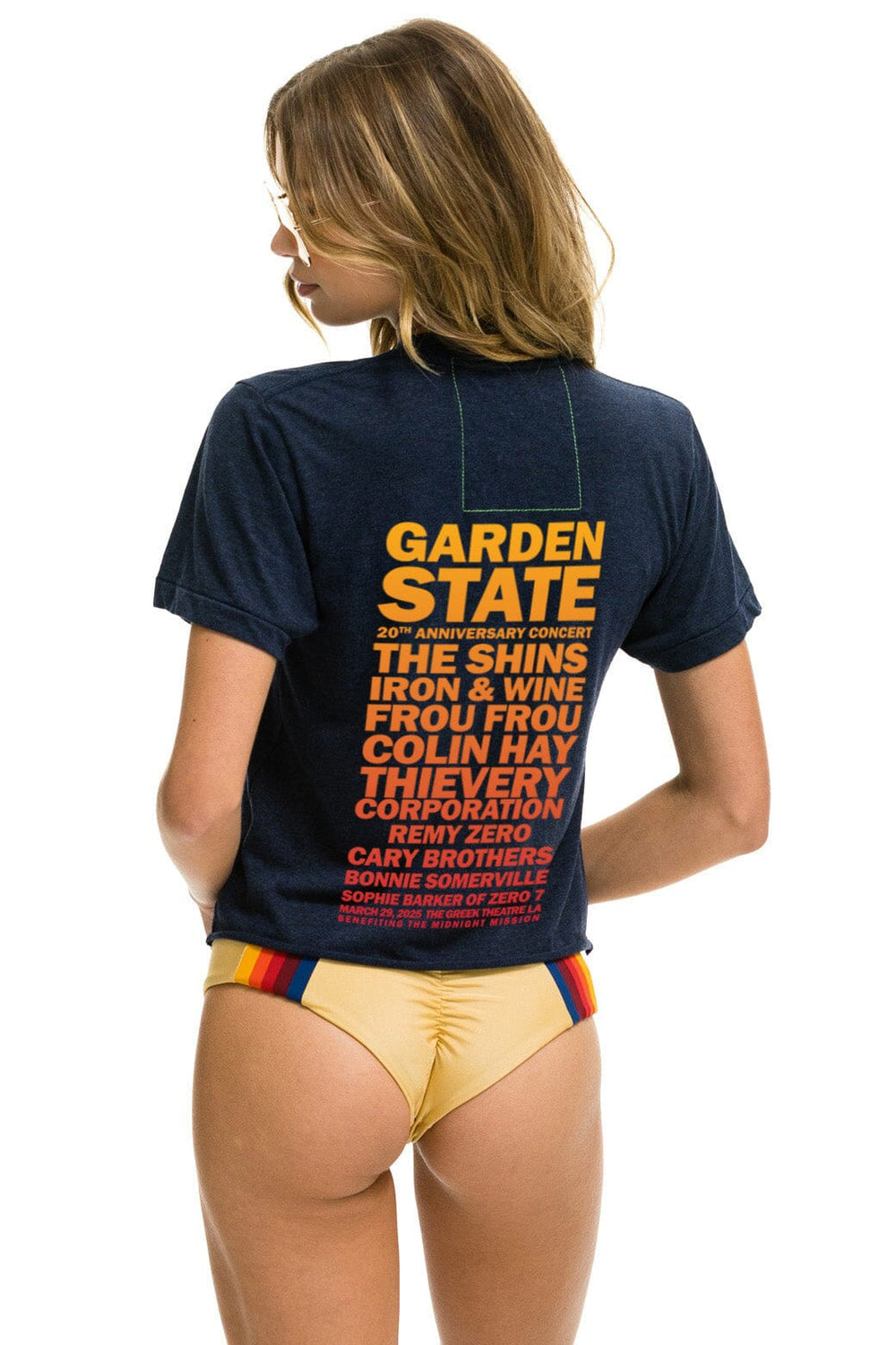 GARDEN STATE CONCERT BOYFRIEND TEE - NAVY