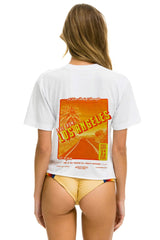 DREAMLAND LA FIRES BENEFIT BOYFRIEND TEE - WHITE