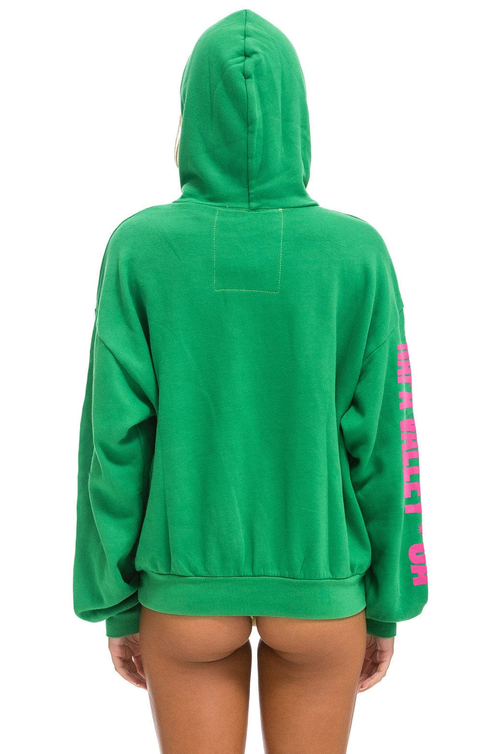 LA ONDA 2025 RELAXED PULLOVER HOODIE - KELLY GREEN