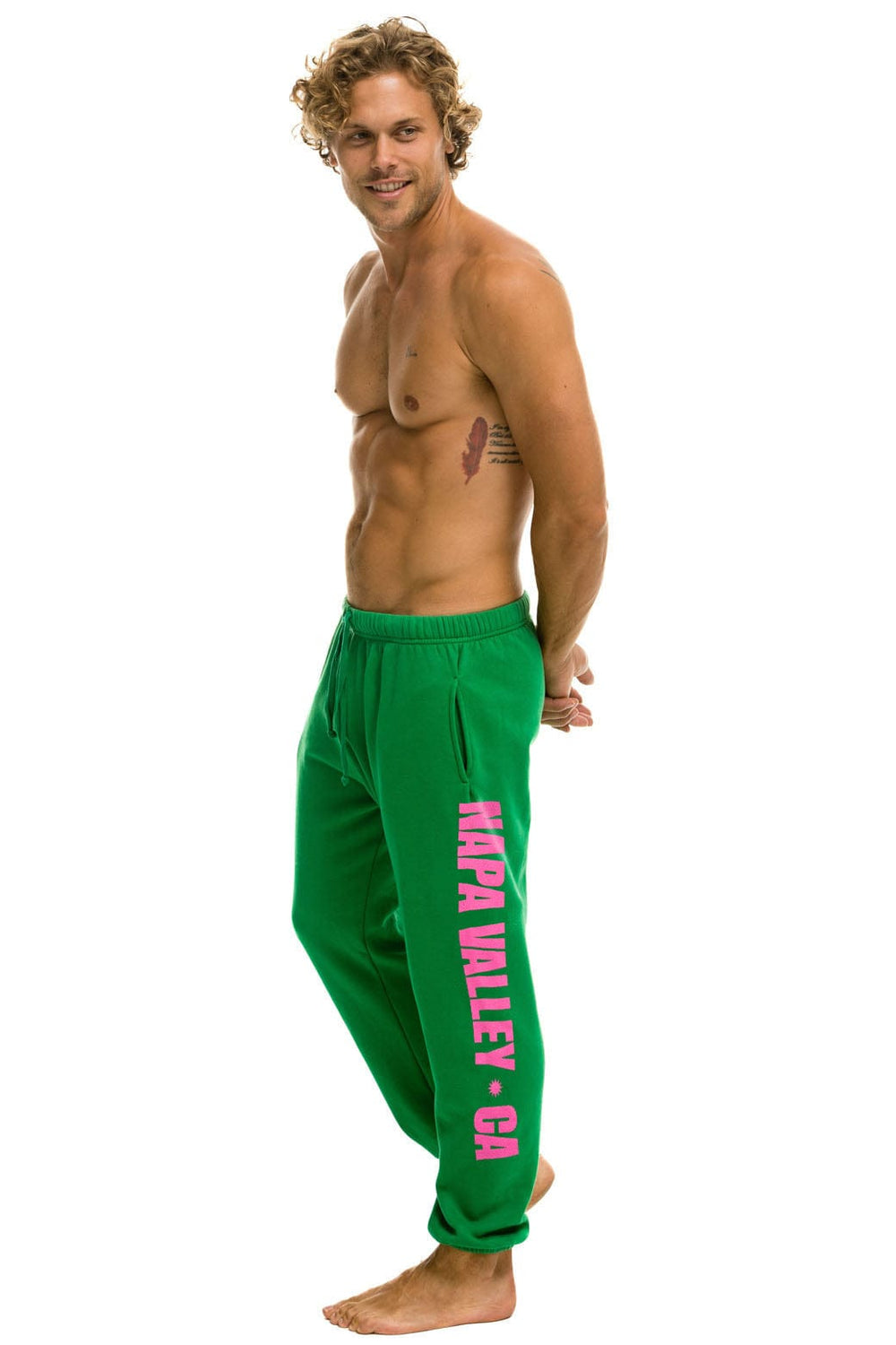 LA ONDA 2025 UNISEX POCKET SWEATPANTS - KELLY GREEN