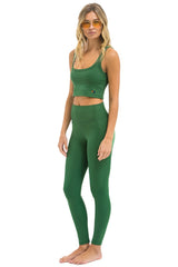 WIDE RIB FULL LENGTH HI-RISE LEGGINGS - PALM