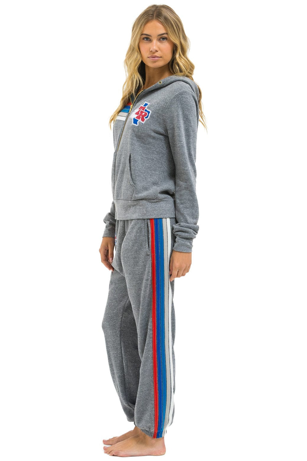 TEXAS RANGERS 5 STRIPE UNISEX SWEATPANTS - HEATHER // USA