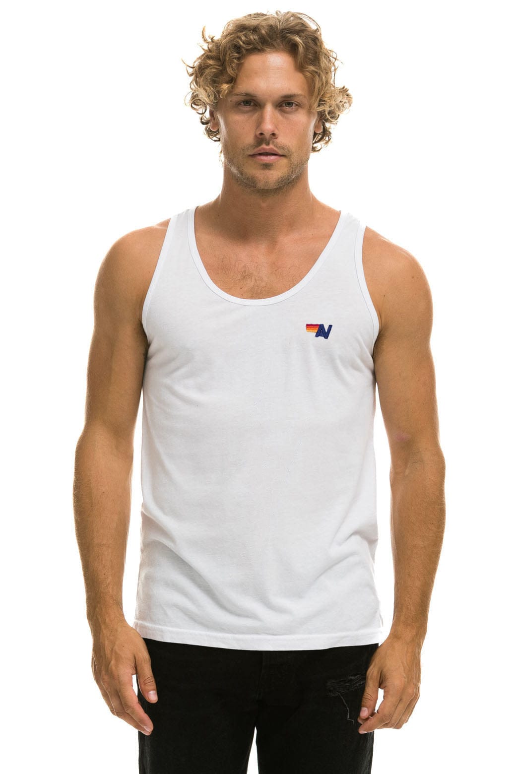 MEN'S BASIC TANK - WHITE