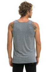 MEN'S BASIC TANK - HEATHER GREY