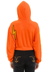 WINDY CITY SMOKEOUT 2025 CROPPED ZIP HOODIE RELAXED - ORANGE