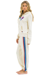 PHILLIES 5 STRIPE SWEATPANTS - VINTAGE WHITE // USA
