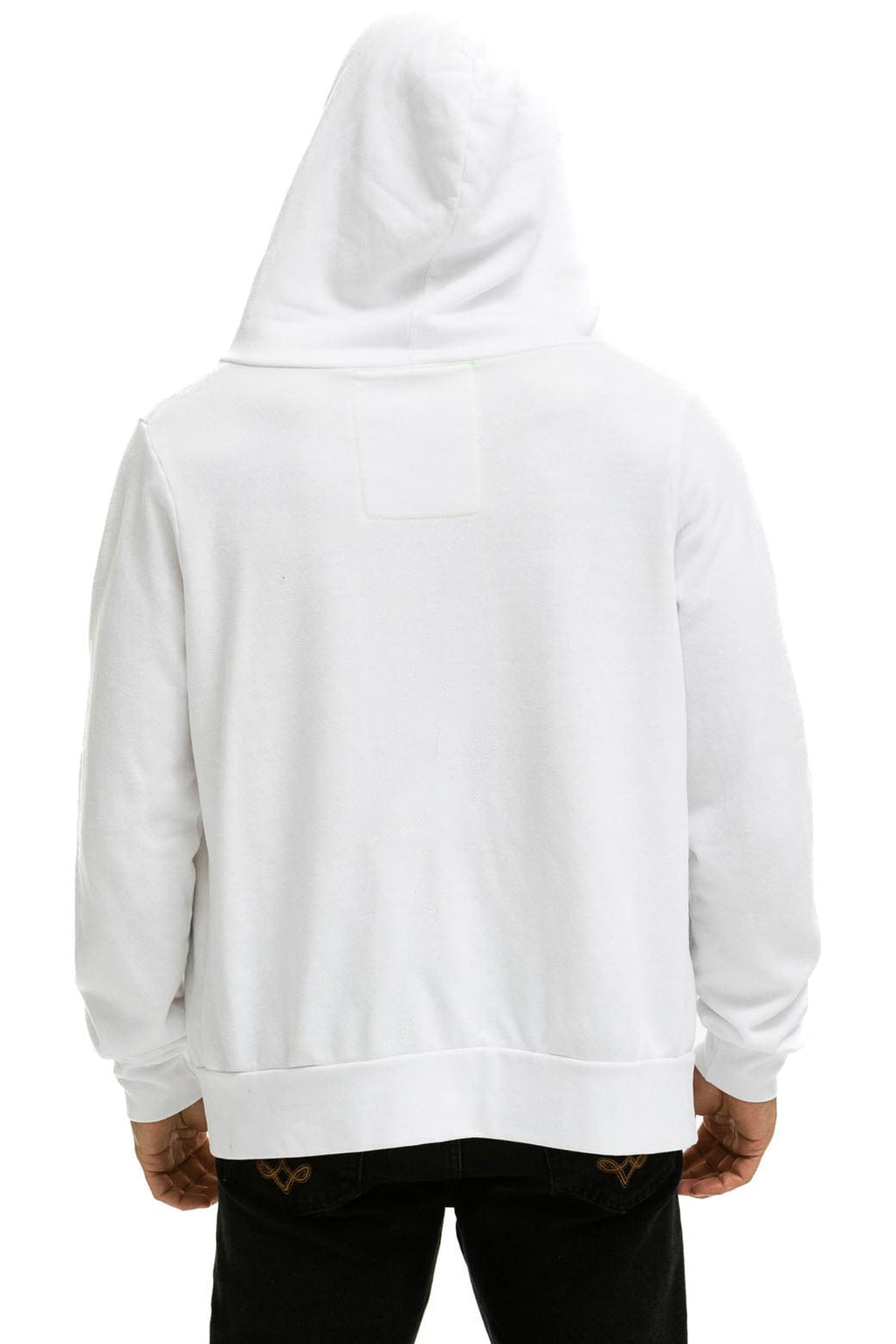 RED SOX 5 STRIPE ZIP HOODIE - WHITE // USA