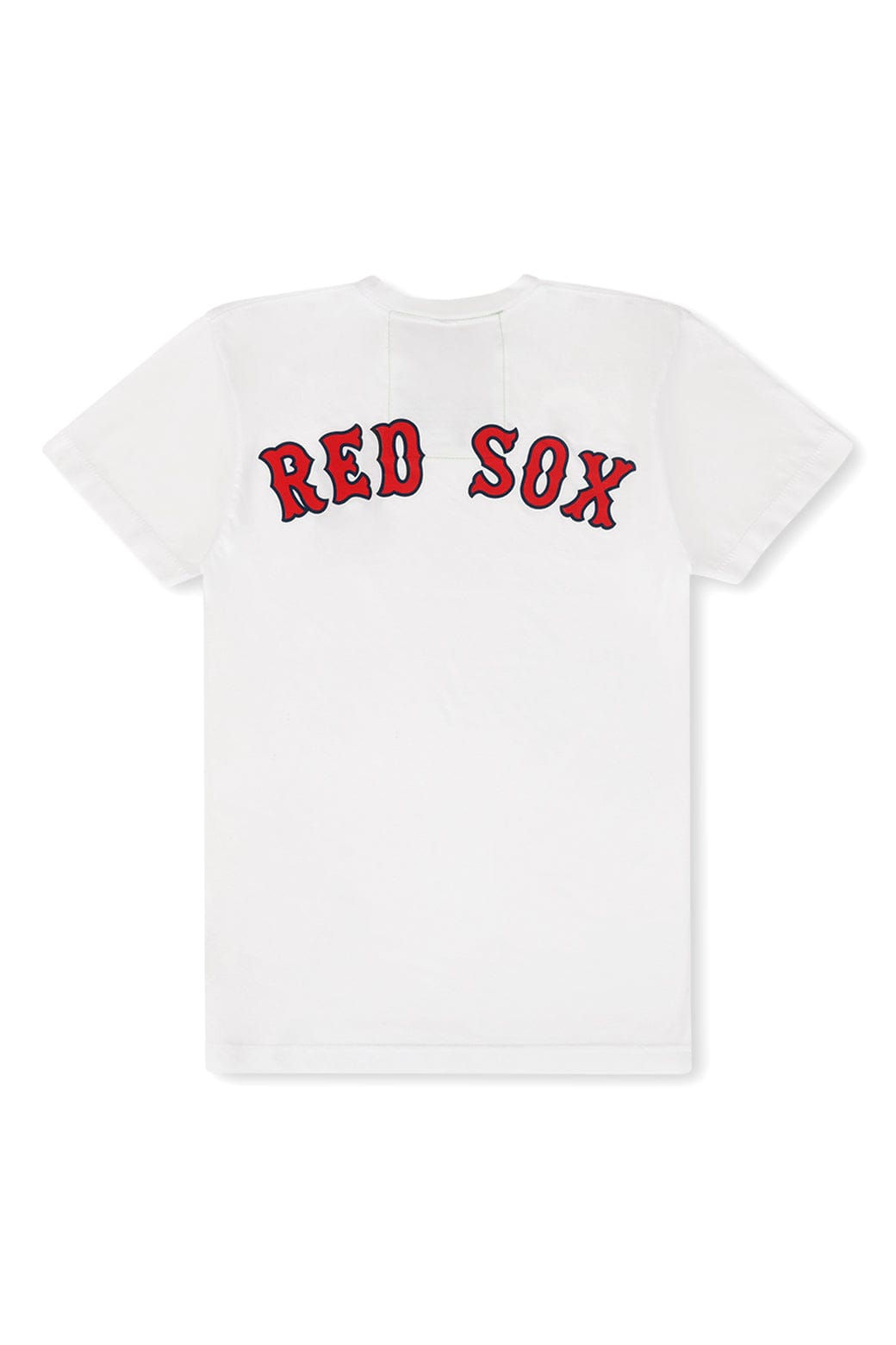 RED SOX BOLT UNISEX CREW TEE - WHITE