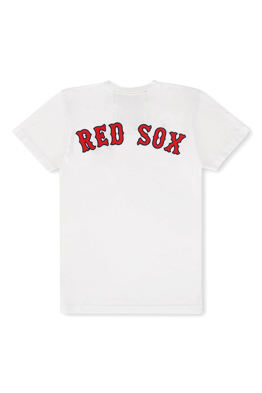 RED SOX BOLT UNISEX CREW TEE - WHITE