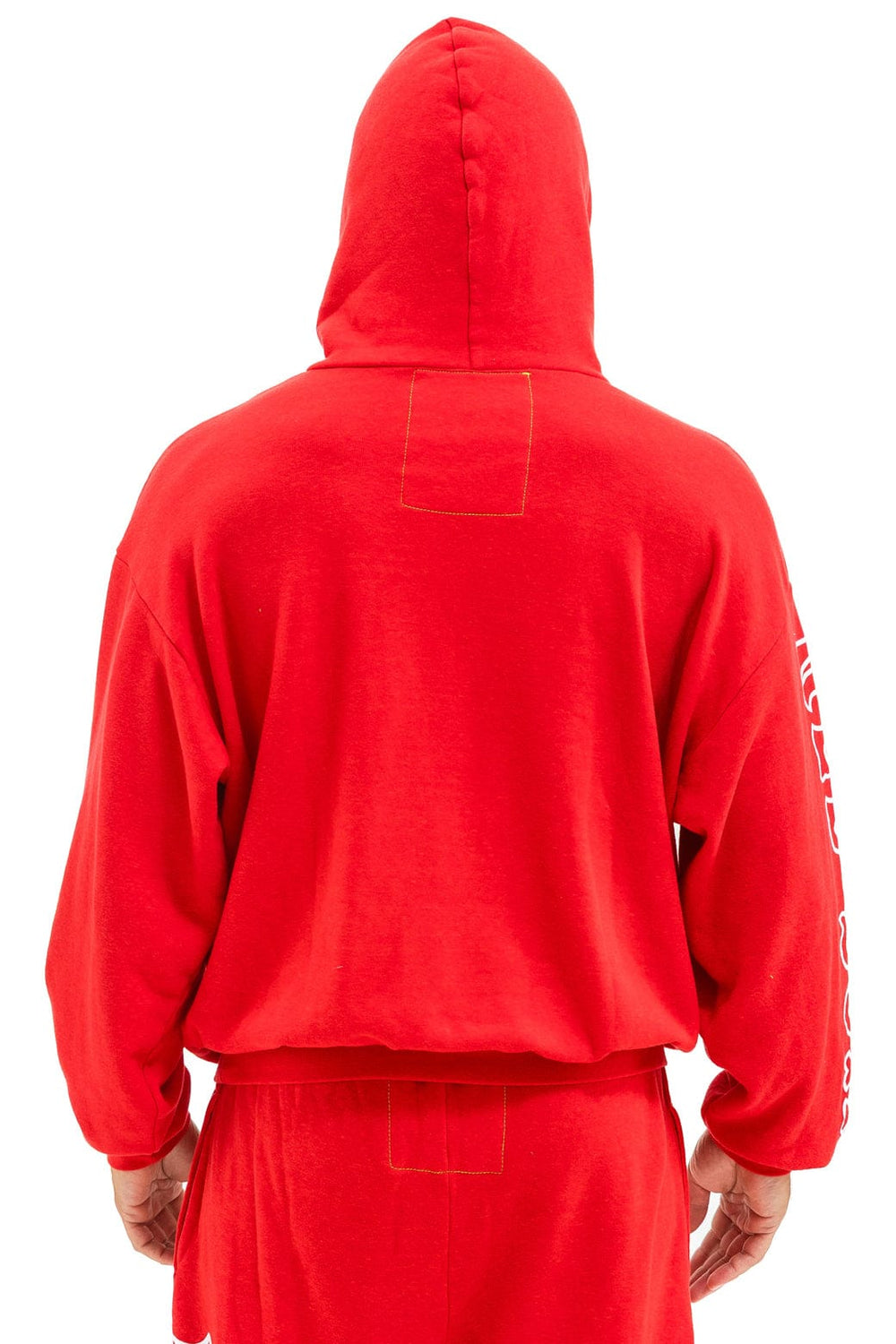 RED SOX RELAXED PULLOVER HOODIE - RED