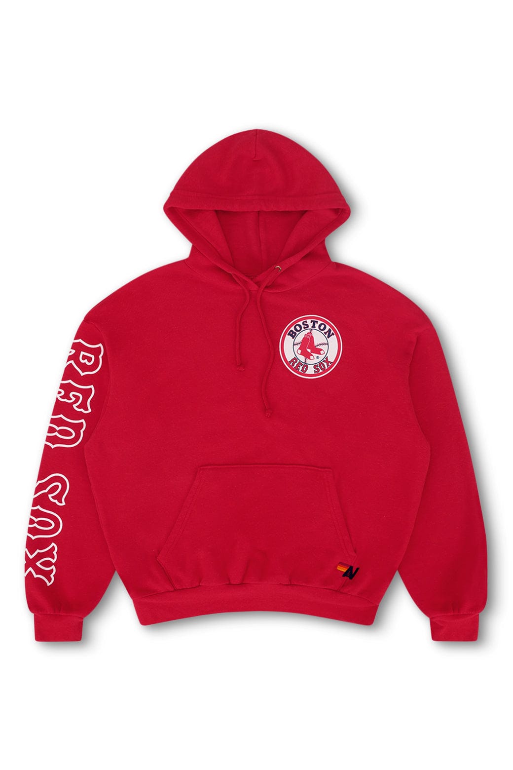 RED SOX RELAXED PULLOVER HOODIE - RED