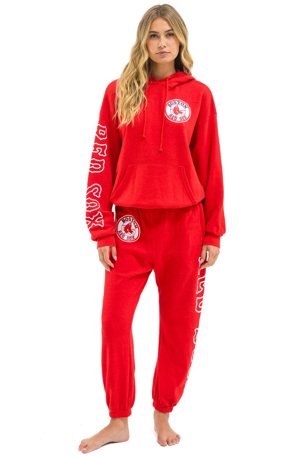RED SOX UNISEX SWEATPANTS - RED