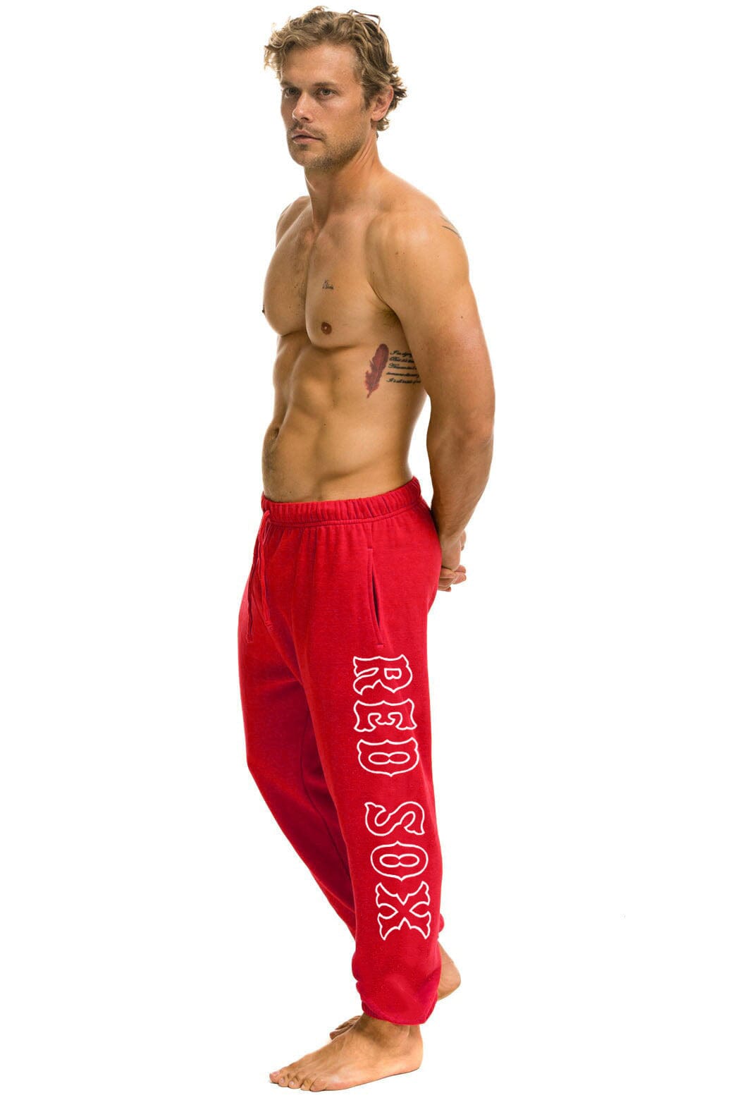 RED SOX UNISEX SWEATPANTS - RED