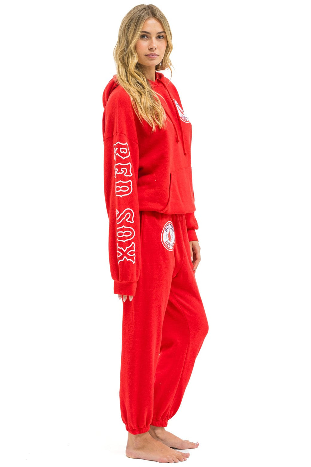 RED SOX UNISEX SWEATPANTS - RED