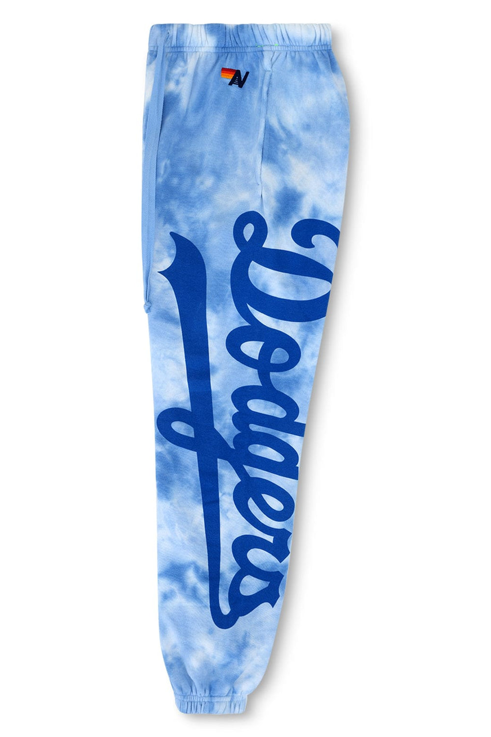 LOS ANGELES DODGERS HAND DYED SWEATPANTS - TIE DYE BLUE