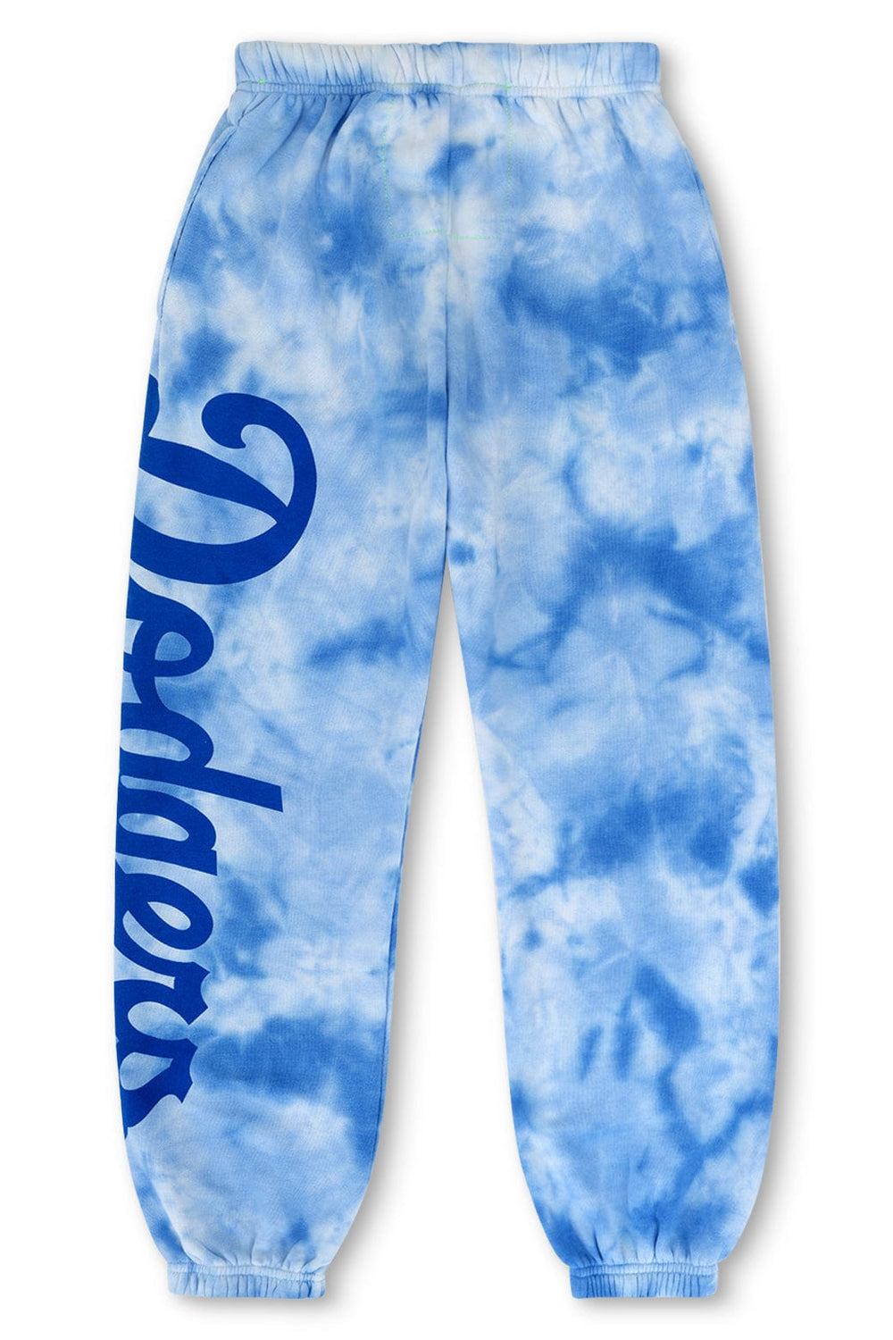 LOS ANGELES DODGERS HAND DYED SWEATPANTS - TIE DYE BLUE