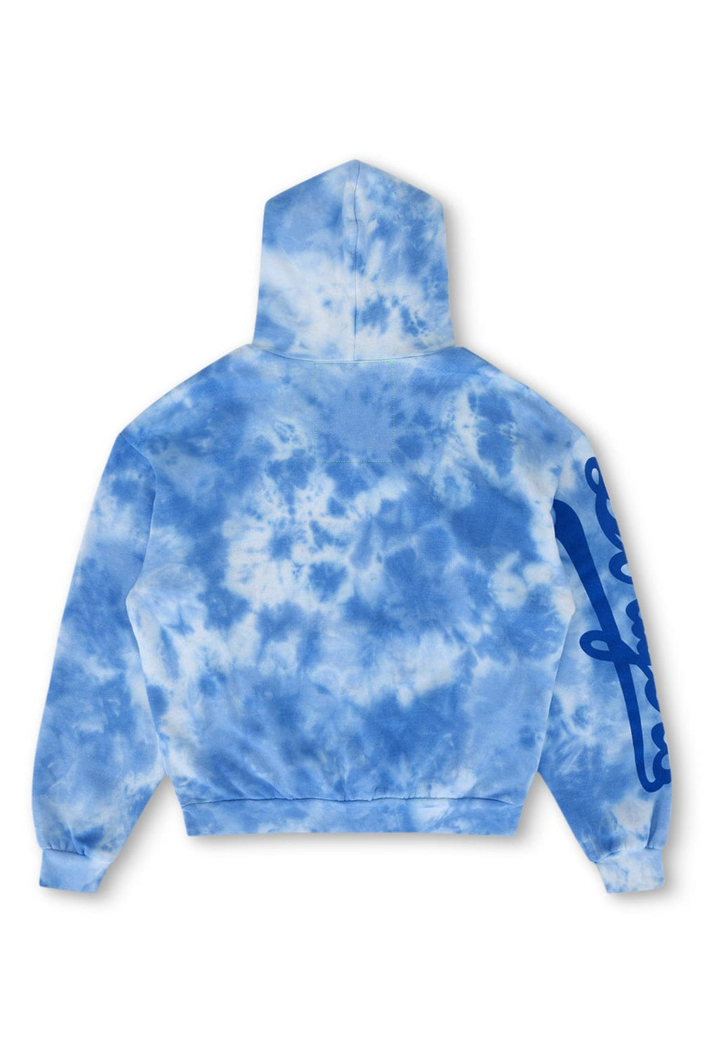 LOS ANGELES DODGERS HAND DYED RELAXED PULLOVER HOODIE - TIE DYE BLUE