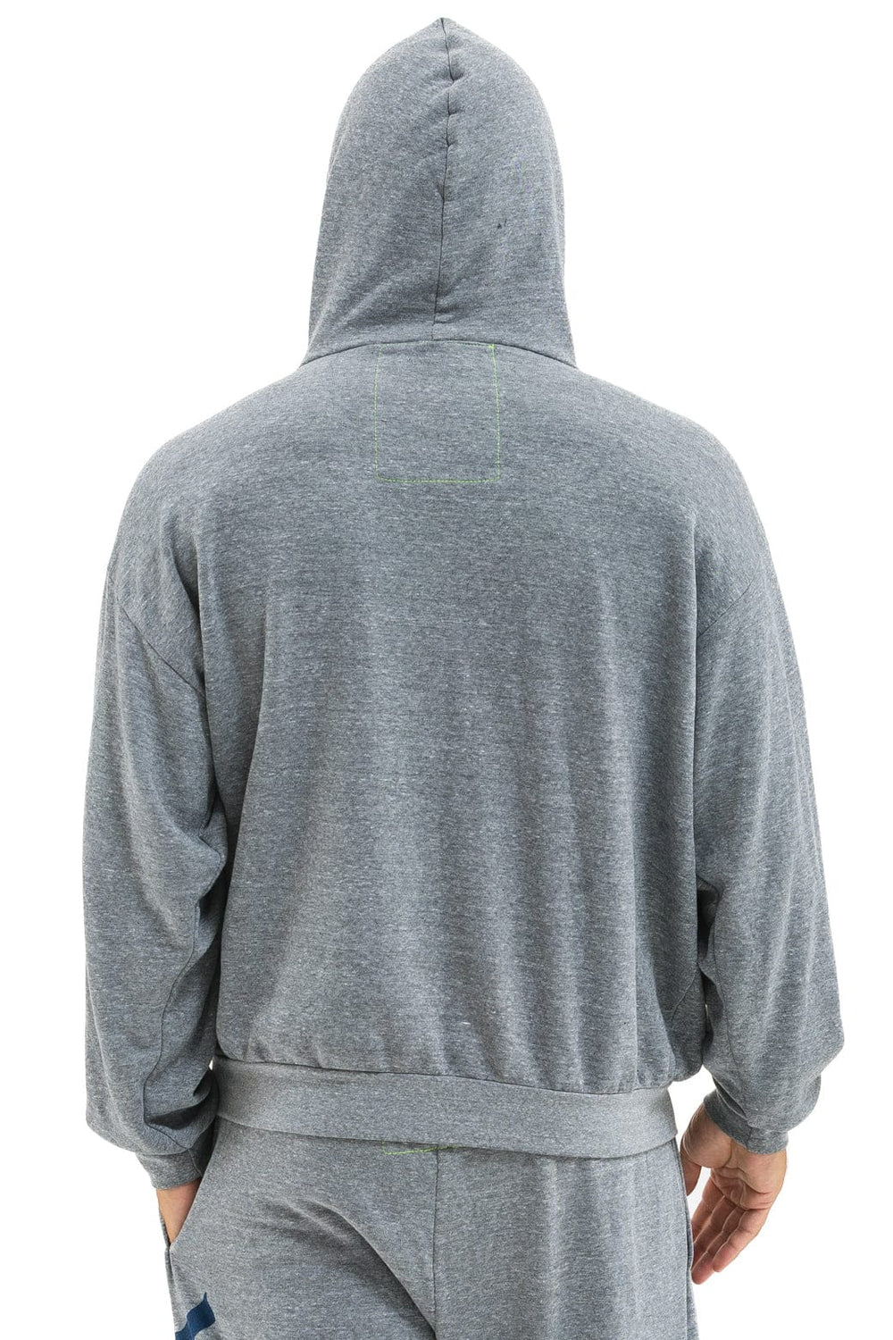 NY YANKEES RELAXED PULLOVER HOODIE - HEATHER GREY