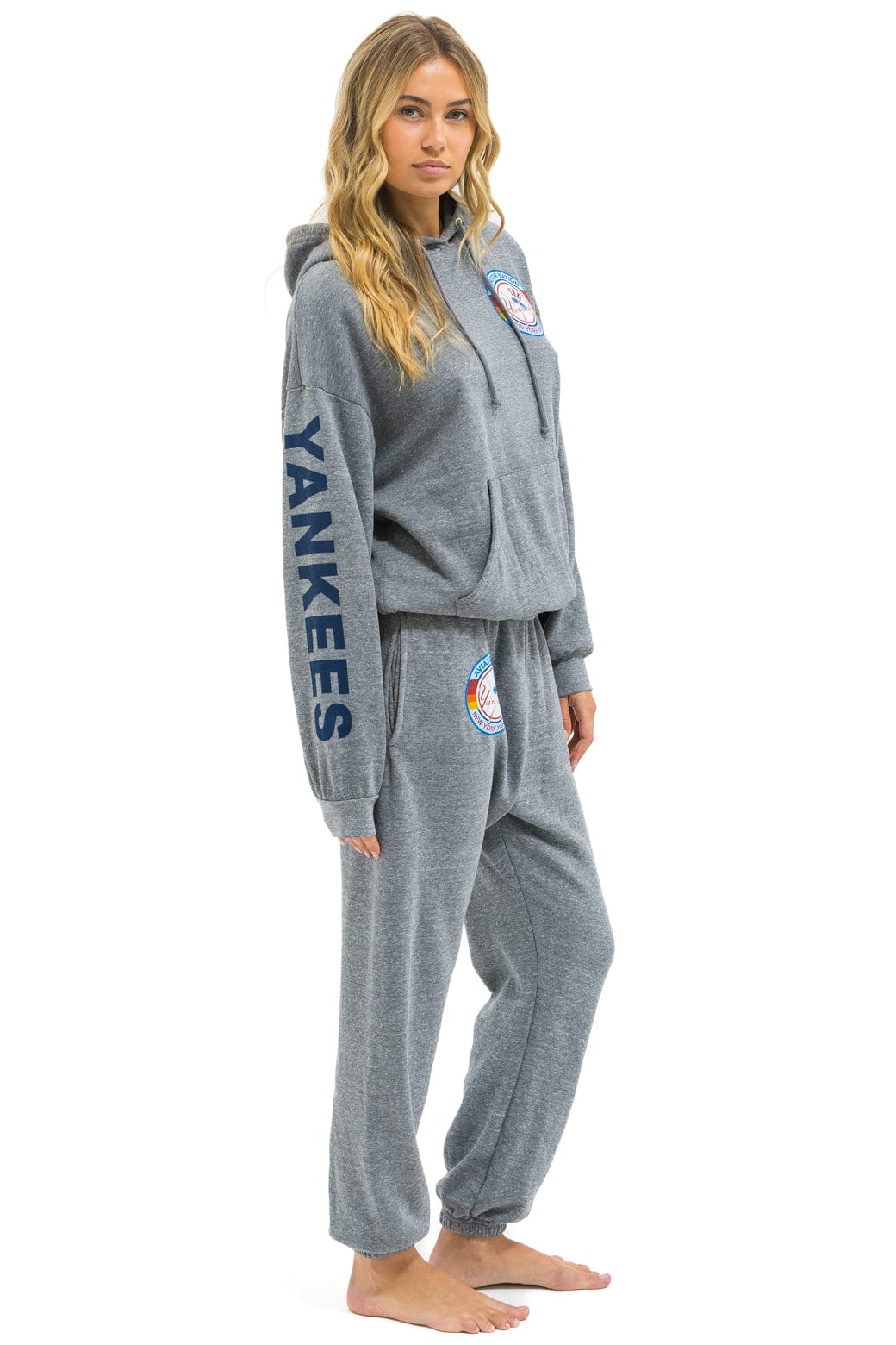 NY YANKEES SWEATPANTS - HEATHER