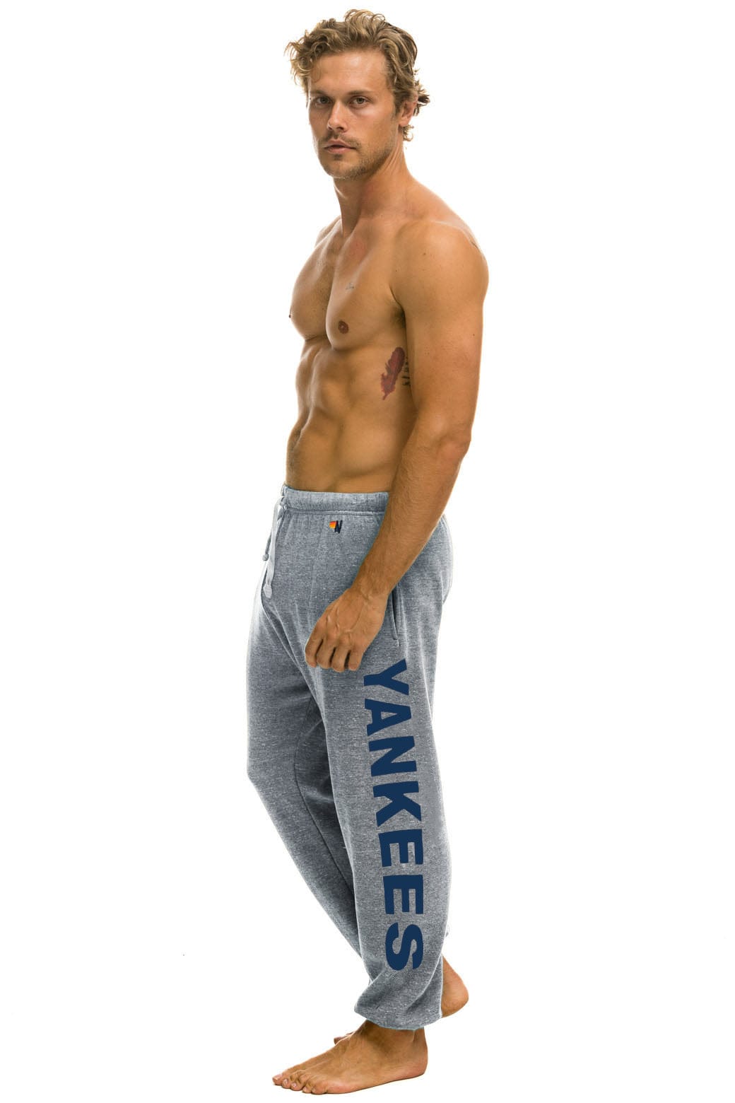 NY YANKEES SWEATPANTS - HEATHER