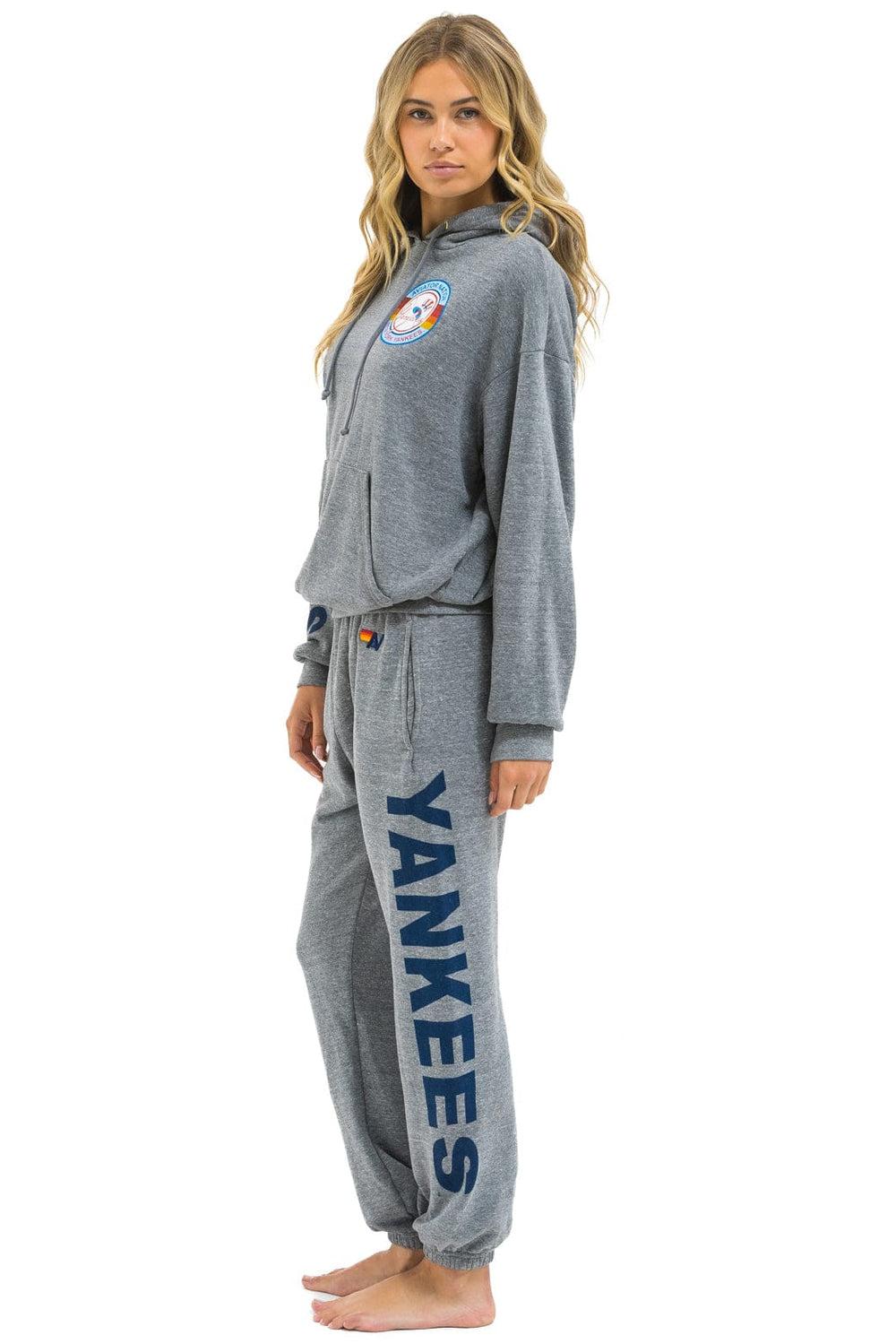 NY YANKEES SWEATPANTS - HEATHER