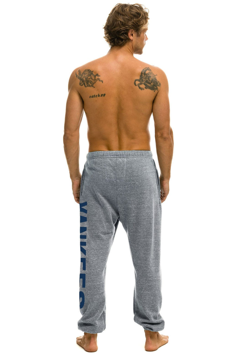 NY YANKEES SWEATPANTS - HEATHER